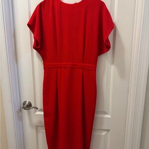 ASOS Vibrant Red Midi Dress